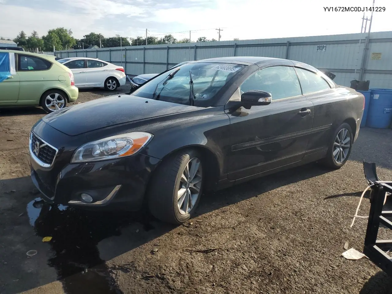 2013 Volvo C70 T5 VIN: YV1672MC0DJ141229 Lot: 62493895