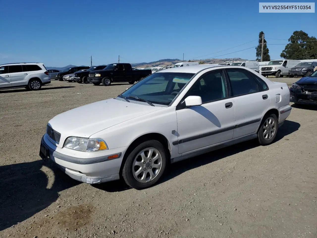2000 Volvo S40 VIN: YV1VS2554YF510354 Lot: 56751715