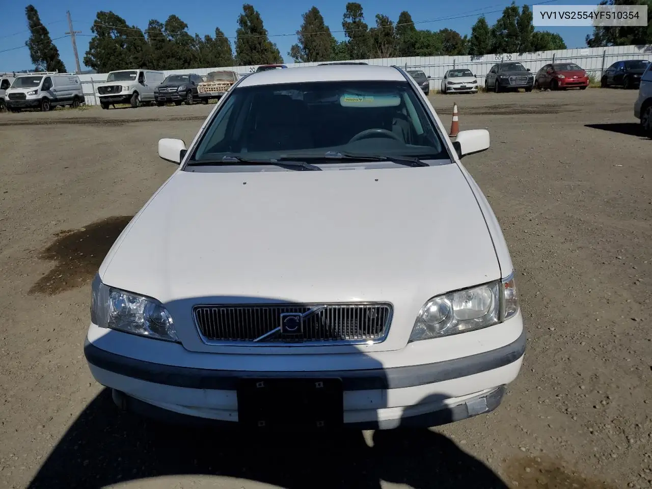 2000 Volvo S40 VIN: YV1VS2554YF510354 Lot: 56751715
