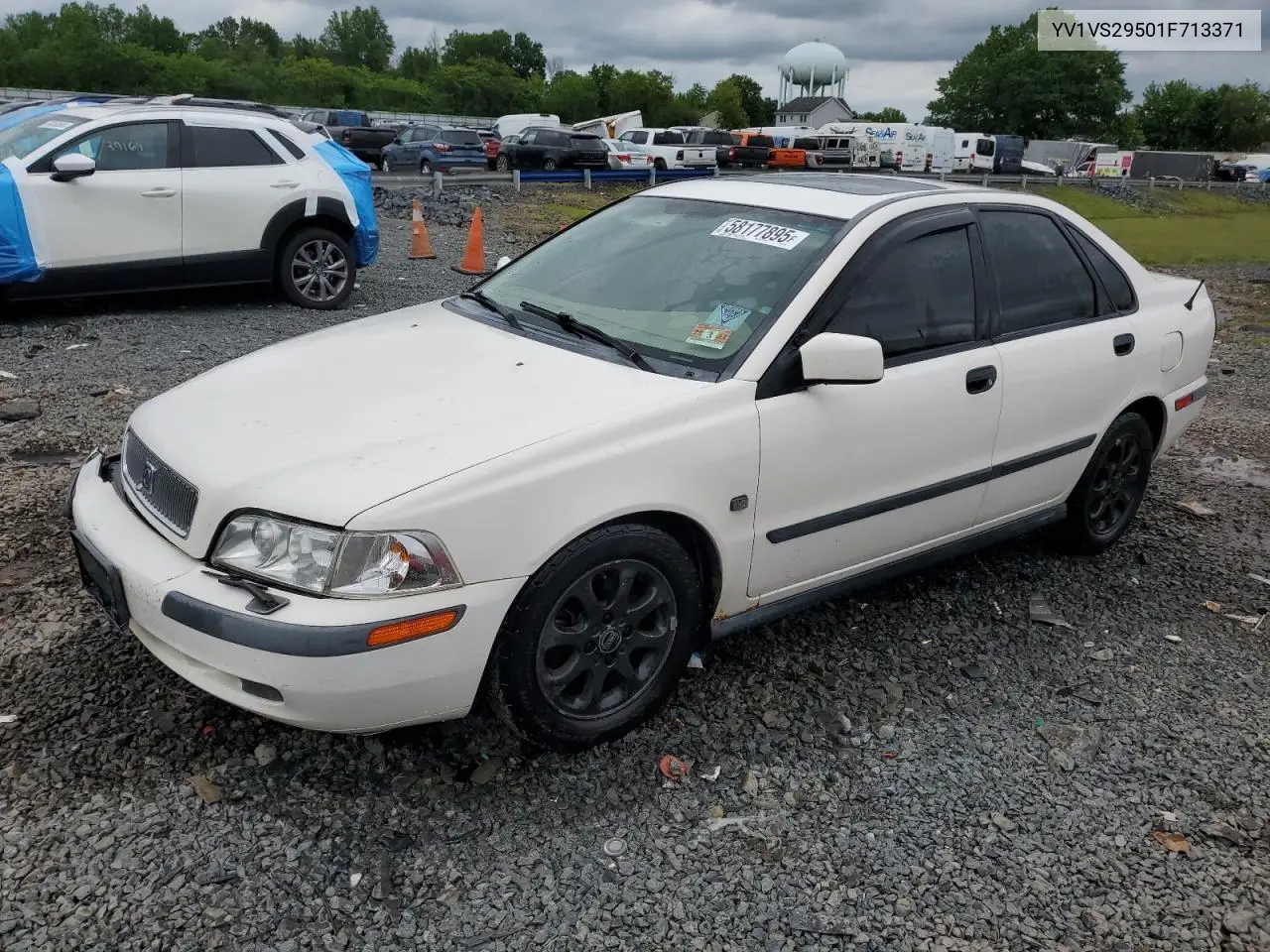 2001 Volvo S40 1.9T VIN: YV1VS29501F713371 Lot: 58177895