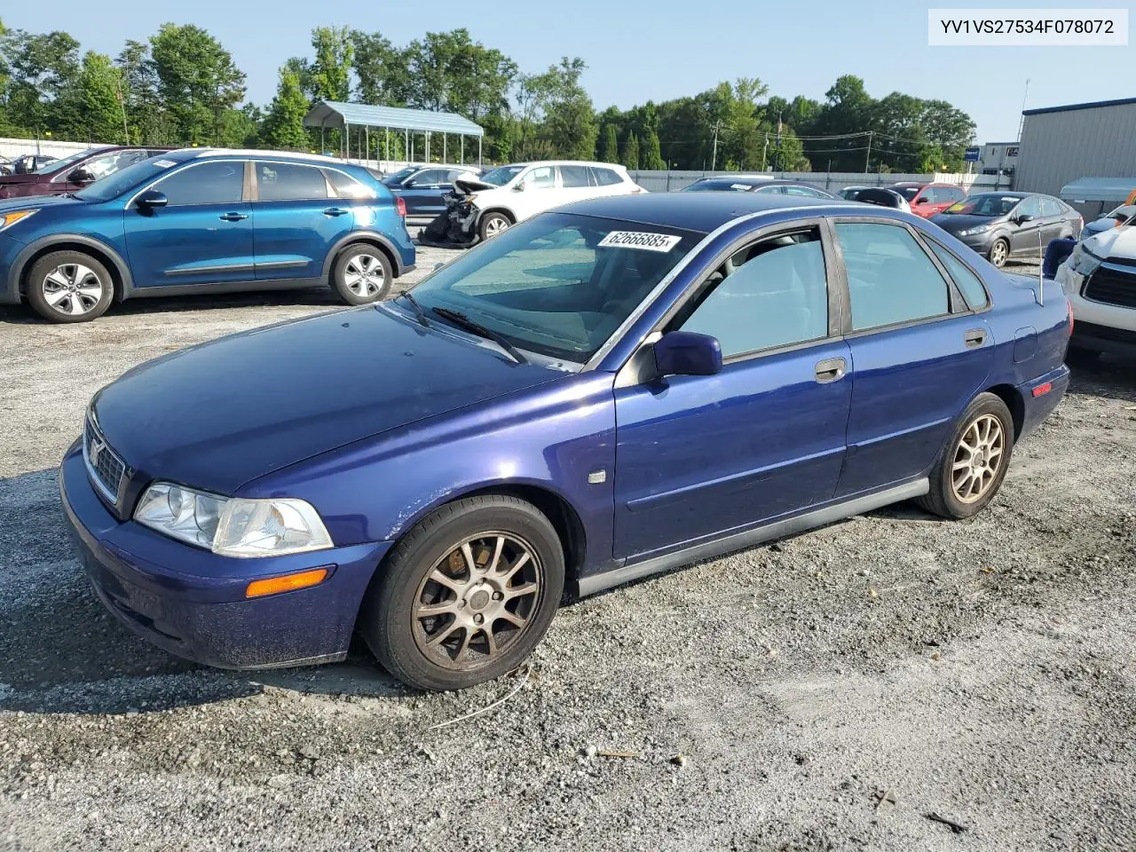 2004 Volvo S40 1.9T VIN: YV1VS27534F078072 Lot: 62666885
