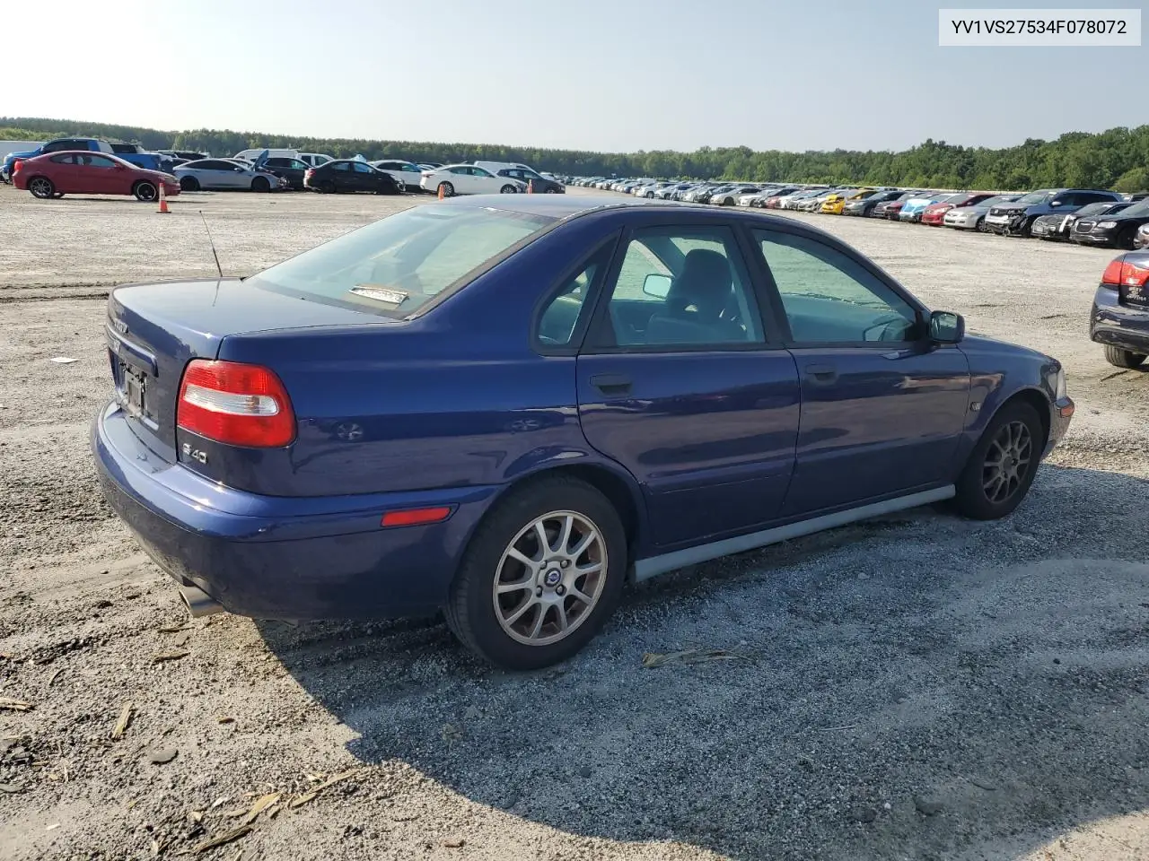2004 Volvo S40 1.9T VIN: YV1VS27534F078072 Lot: 62666885