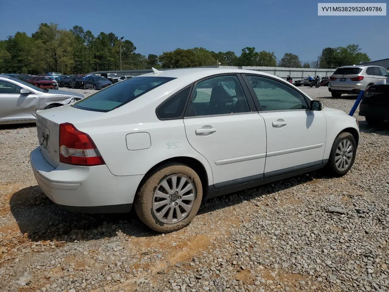 2005 Volvo S40 2.4I VIN: YV1MS382952049786 Lot: 50104795