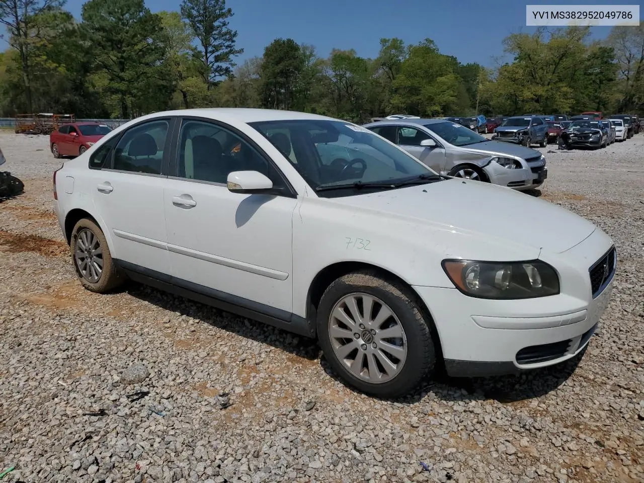 2005 Volvo S40 2.4I VIN: YV1MS382952049786 Lot: 50104795