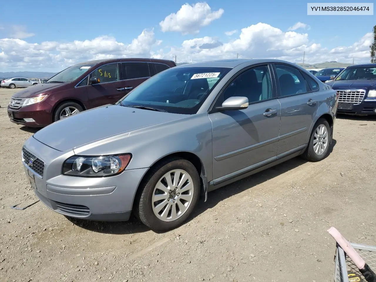 2005 Volvo S40 2.4I VIN: YV1MS382852046474 Lot: 56721225