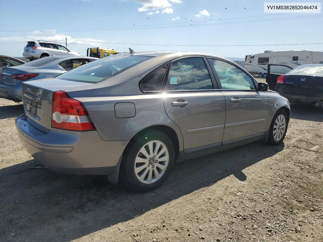 2005 Volvo S40 2.4I VIN: YV1MS382852046474 Lot: 56721225