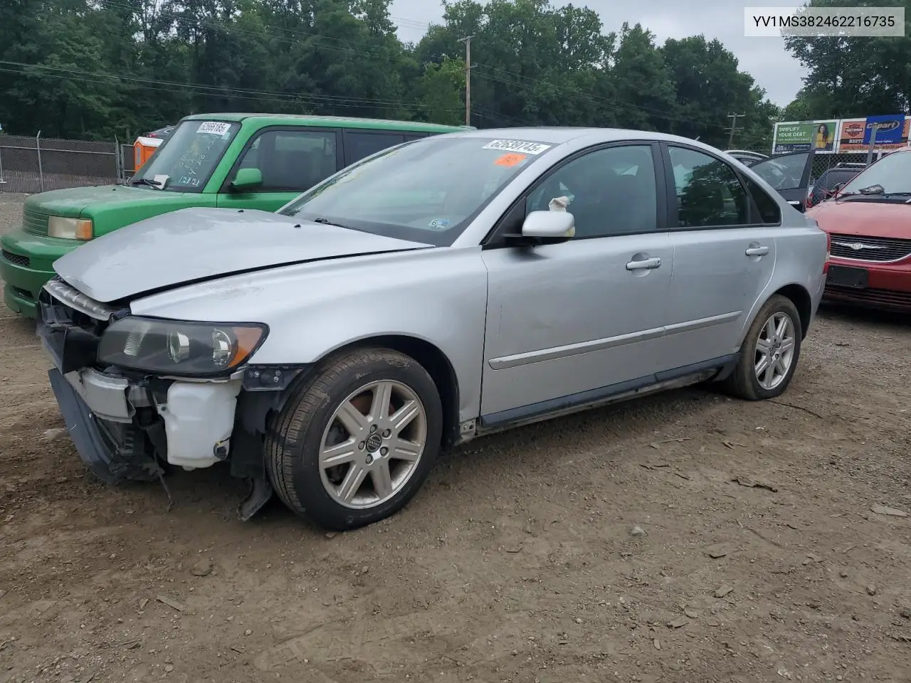 2006 Volvo S40 2.4I VIN: YV1MS382462216735 Lot: 62639745
