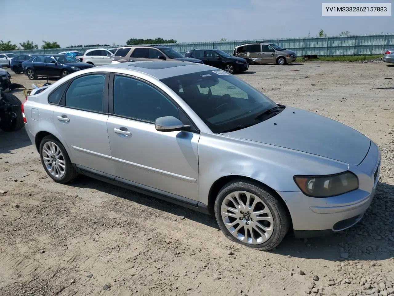 2006 Volvo S40 2.4I VIN: YV1MS382862157883 Lot: 62740195