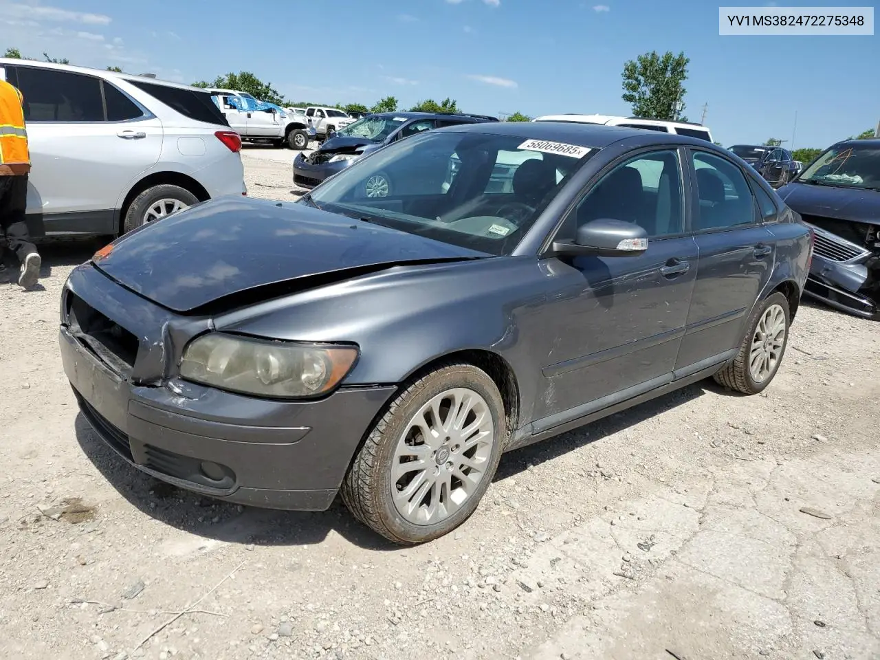 2007 Volvo S40 2.4I VIN: YV1MS382472275348 Lot: 58069685