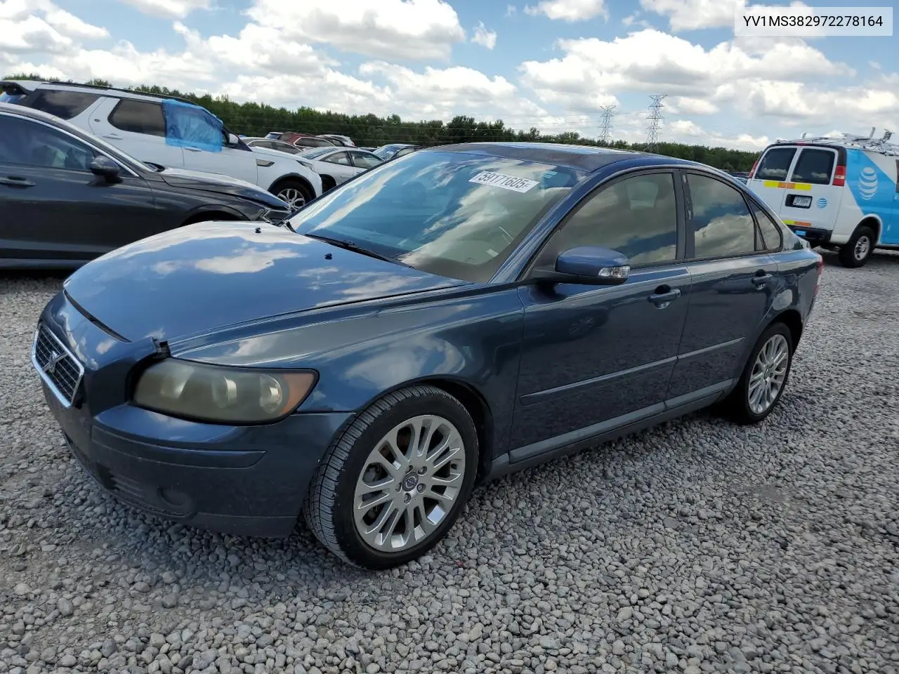 2007 Volvo S40 2.4I VIN: YV1MS382972278164 Lot: 59171605