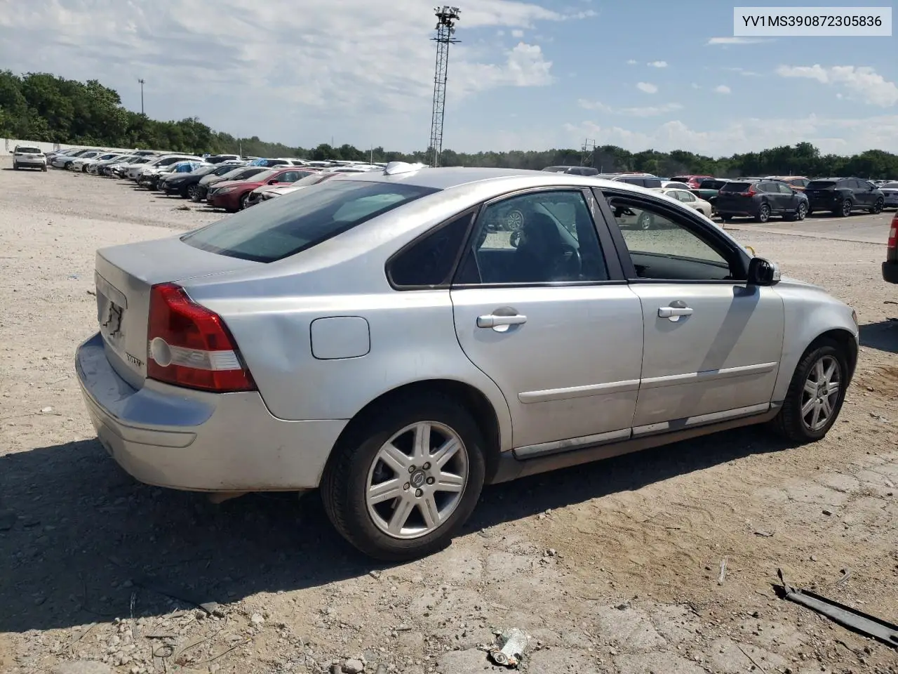 2007 Volvo S40 2.4I VIN: YV1MS390872305836 Lot: 59533595