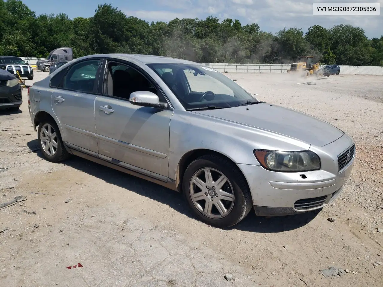 2007 Volvo S40 2.4I VIN: YV1MS390872305836 Lot: 59533595