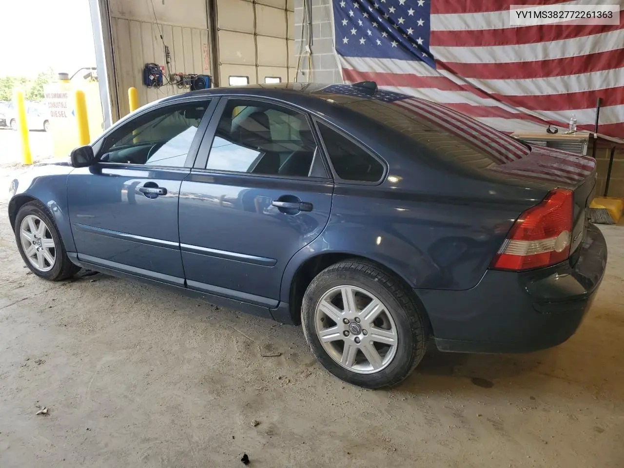 2007 Volvo S40 2.4I VIN: YV1MS382772261363 Lot: 60877115