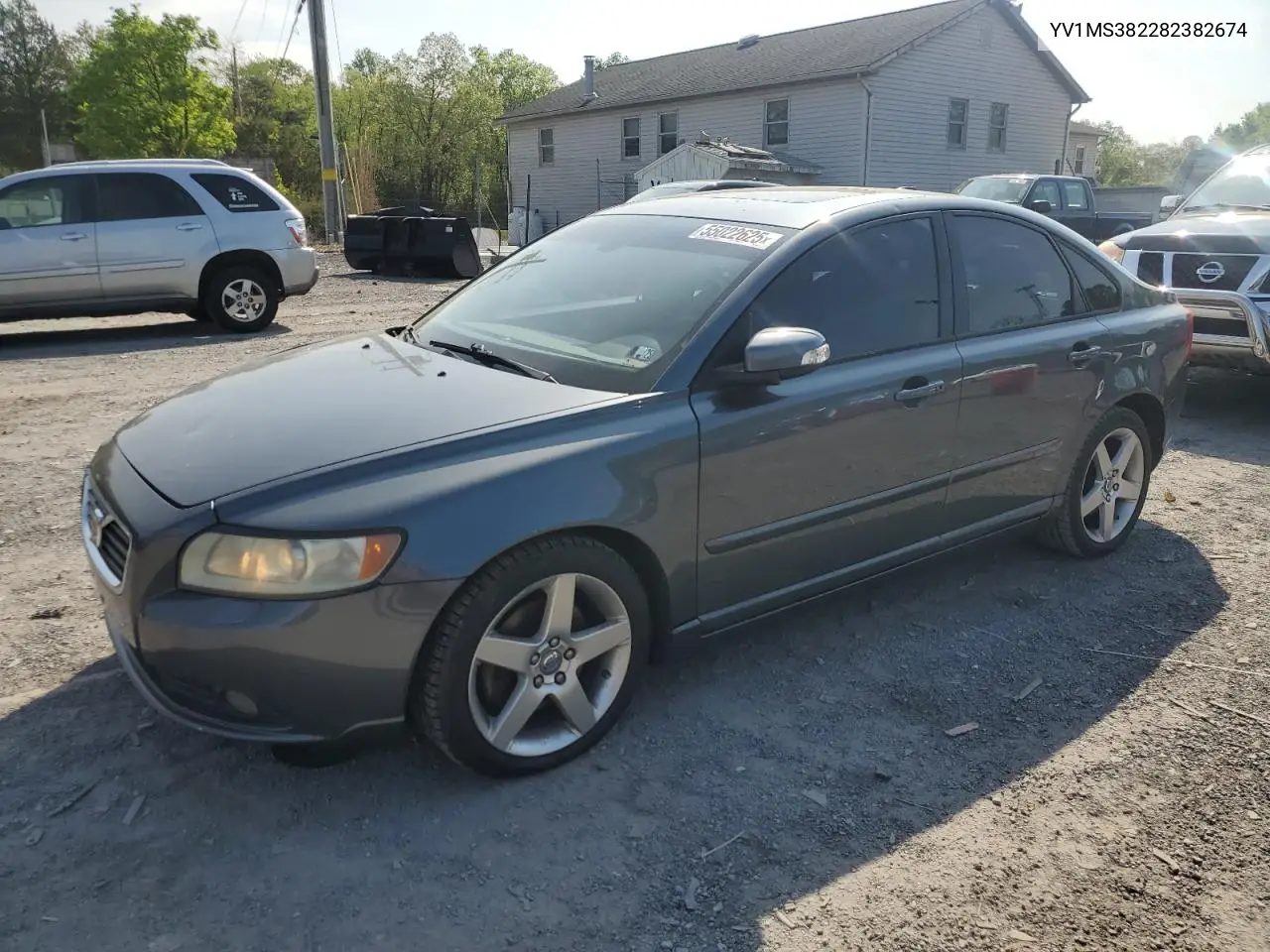 2008 Volvo S40 2.4I VIN: YV1MS382282382674 Lot: 55022625