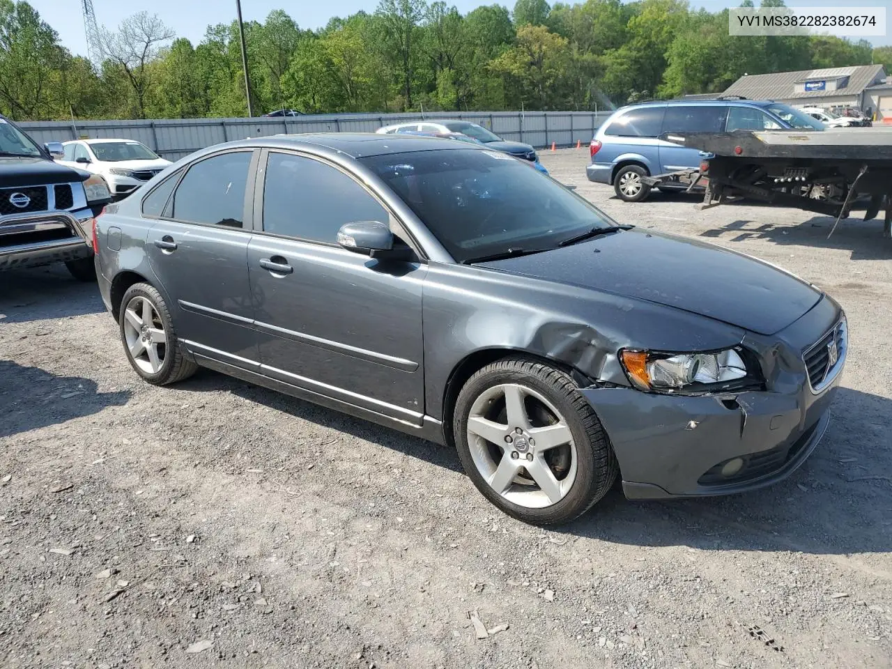 2008 Volvo S40 2.4I VIN: YV1MS382282382674 Lot: 55022625
