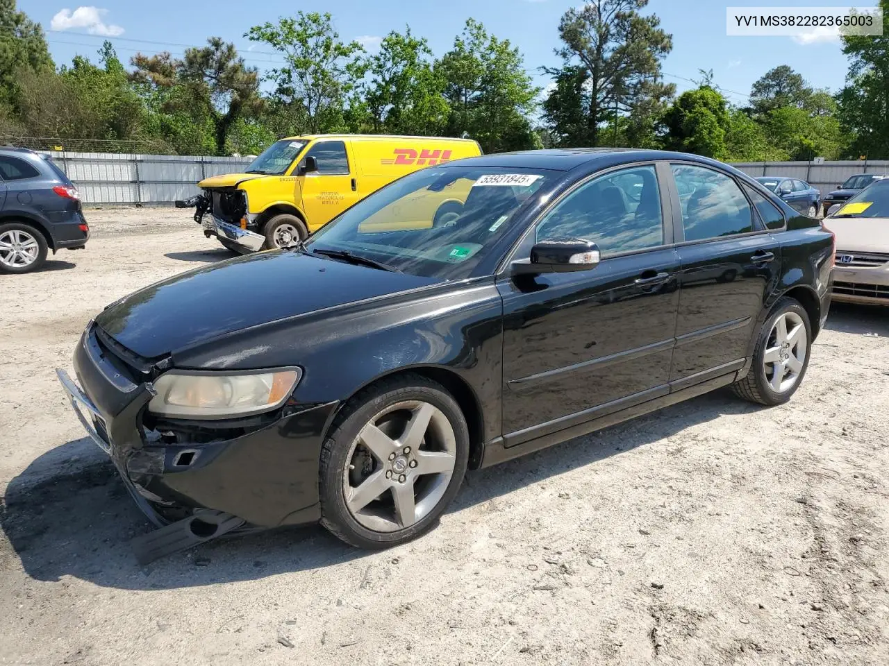 2008 Volvo S40 2.4I VIN: YV1MS382282365003 Lot: 55931845