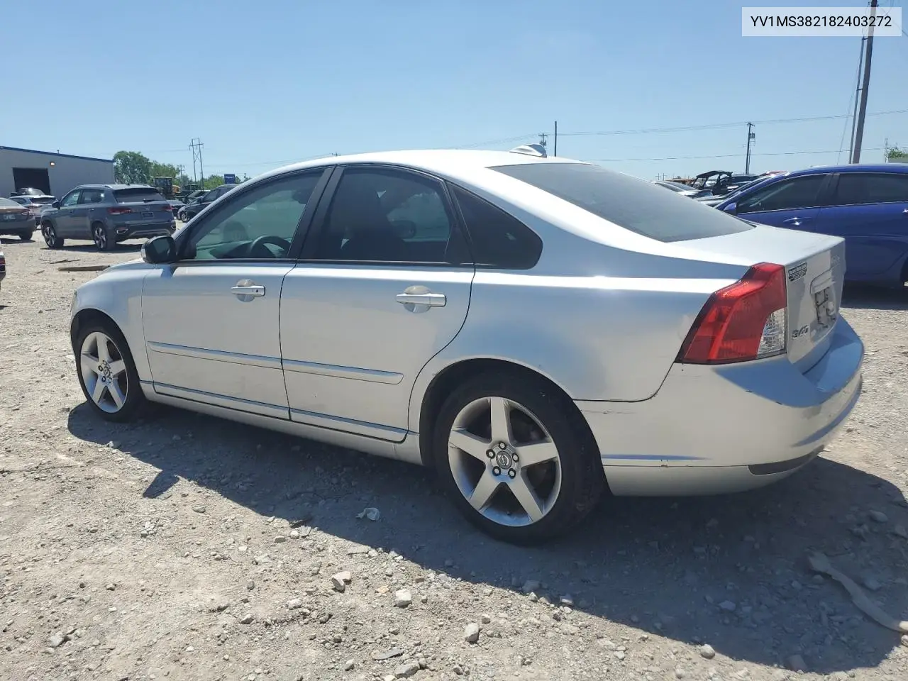 2008 Volvo S40 2.4I VIN: YV1MS382182403272 Lot: 56246165