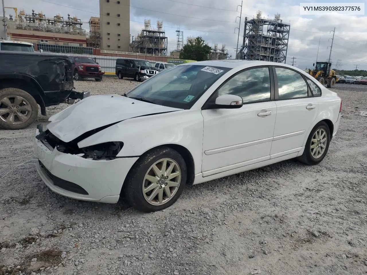 2008 Volvo S40 2.4I VIN: YV1MS390382377576 Lot: 56708795