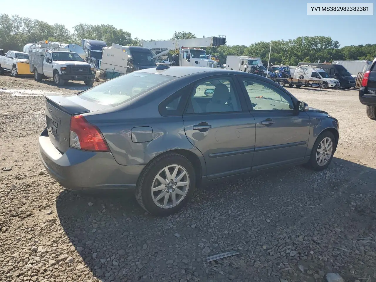 2008 Volvo S40 2.4I VIN: YV1MS382982382381 Lot: 57590975