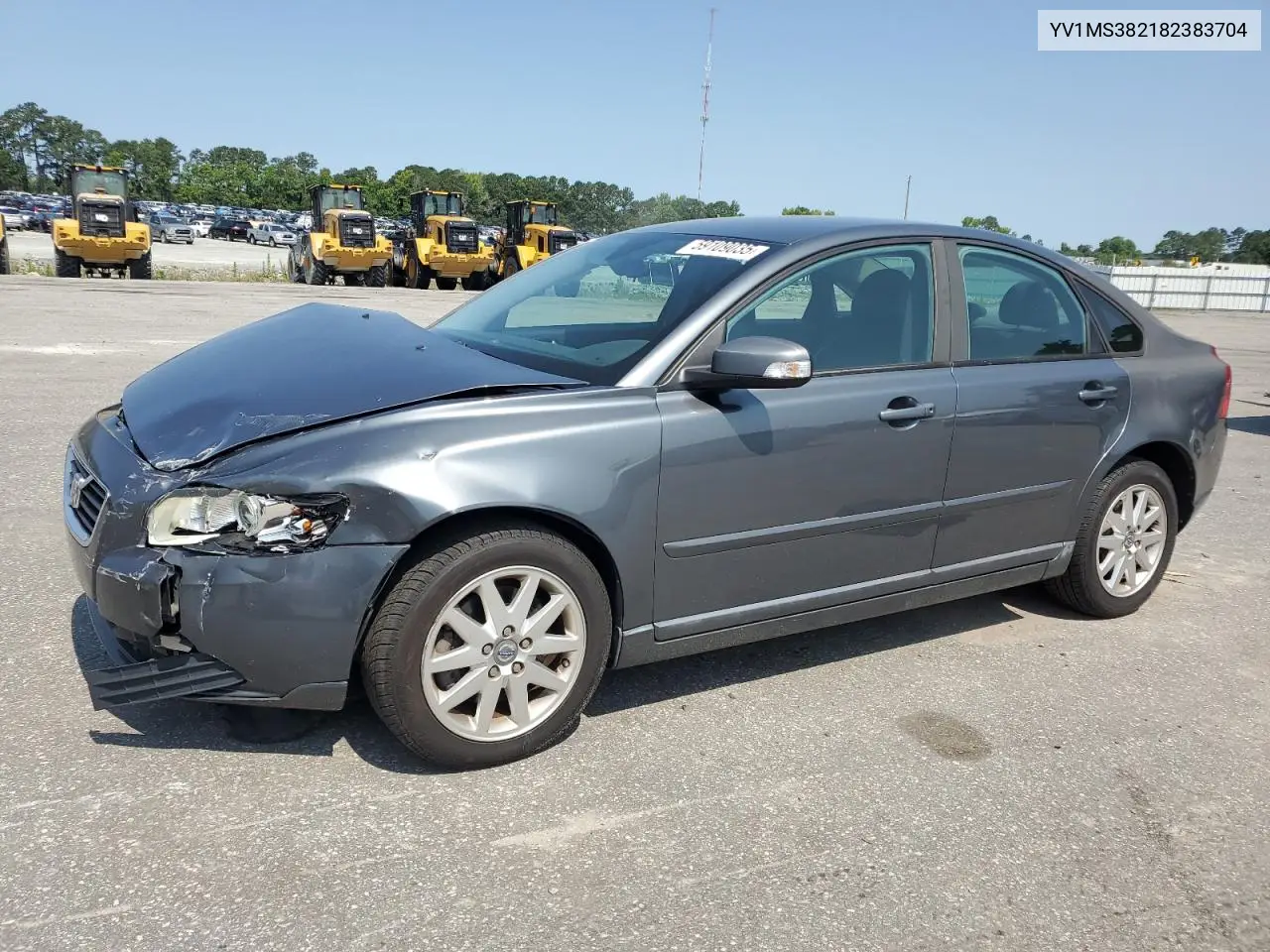 2008 Volvo S40 2.4I VIN: YV1MS382182383704 Lot: 59109035