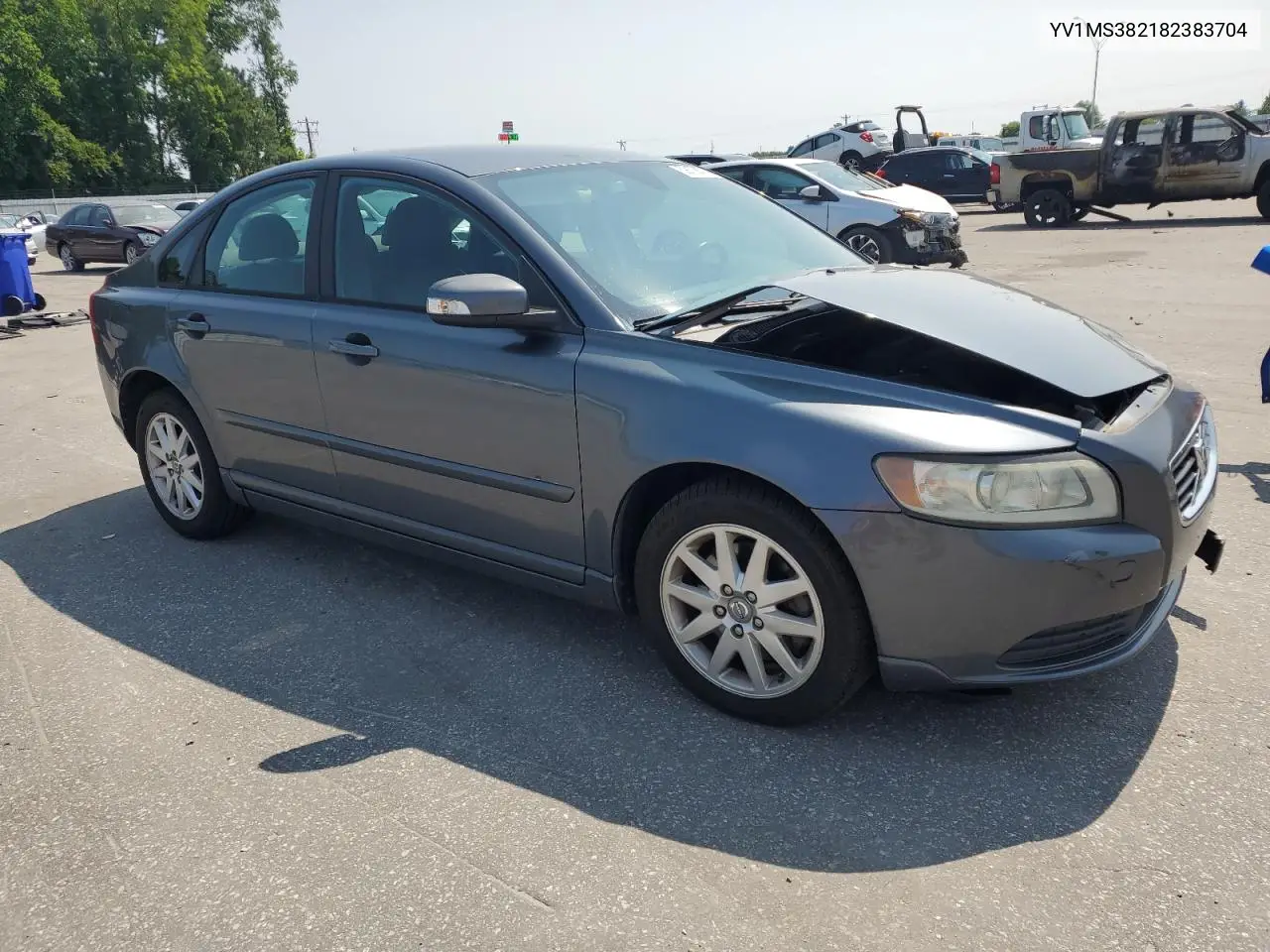 2008 Volvo S40 2.4I VIN: YV1MS382182383704 Lot: 59109035