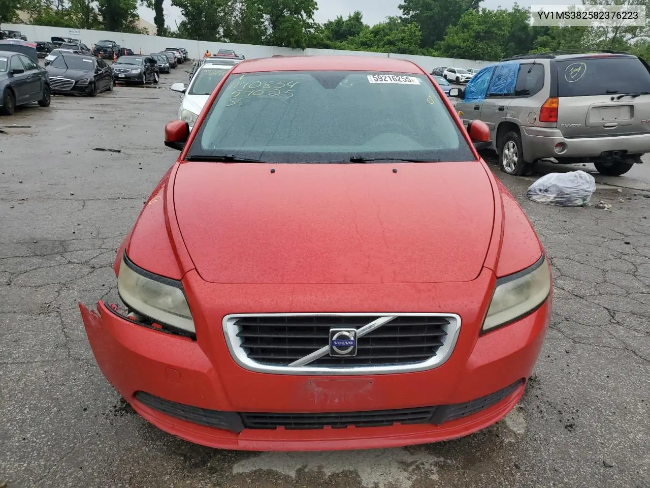 2008 Volvo S40 2.4I VIN: YV1MS382582376223 Lot: 59216255