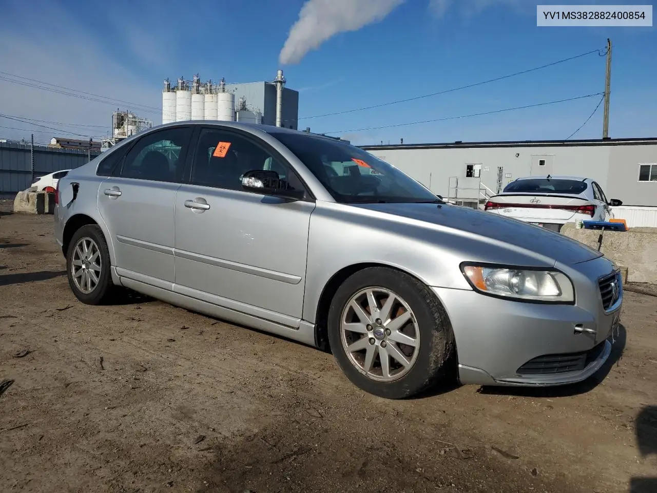 2008 Volvo S40 2.4I VIN: YV1MS382882400854 Lot: 62468085