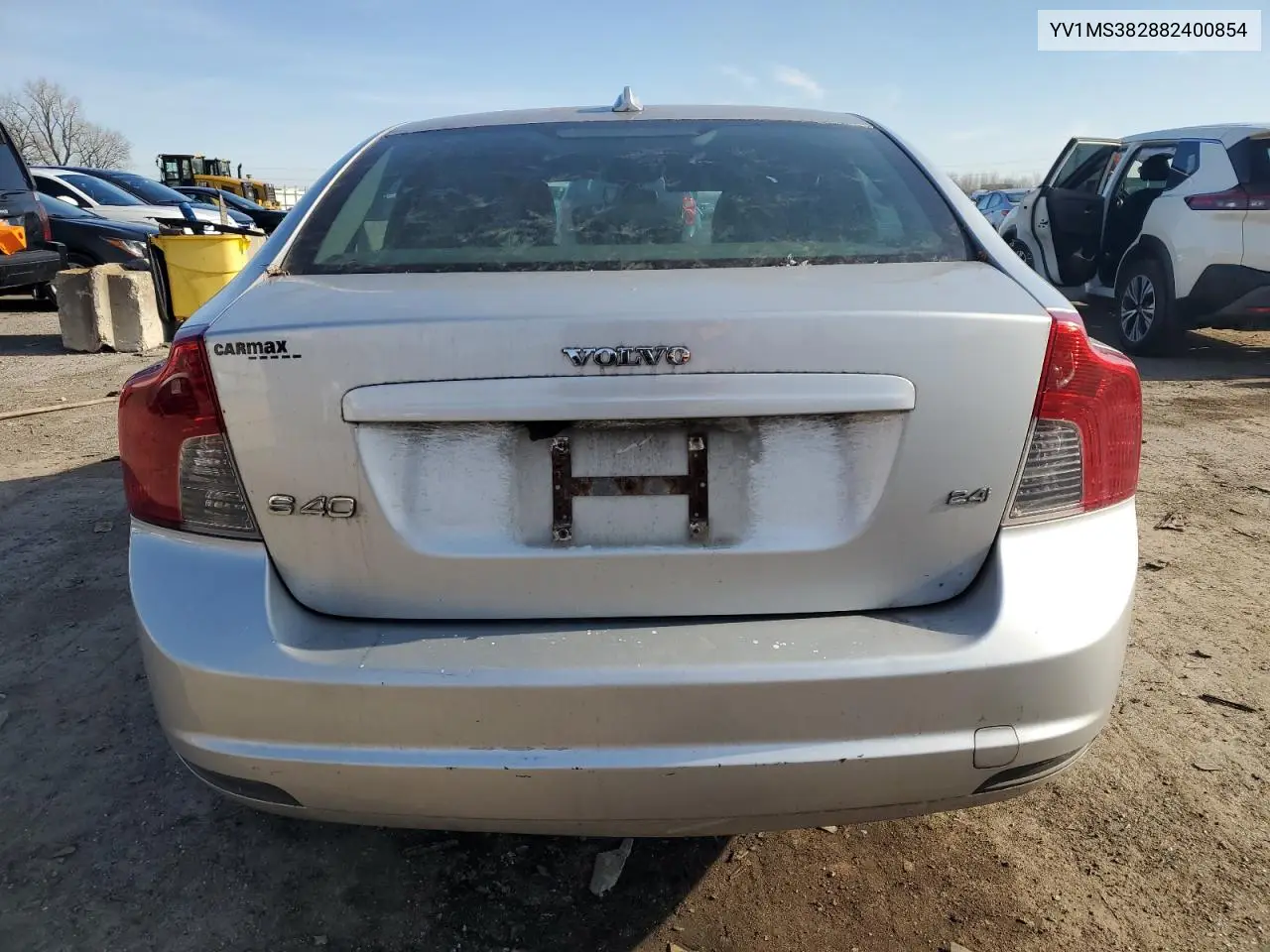 2008 Volvo S40 2.4I VIN: YV1MS382882400854 Lot: 62468085