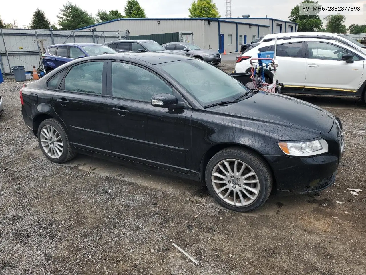 2008 Volvo S40 T5 VIN: YV1MH672882377593 Lot: 63034635