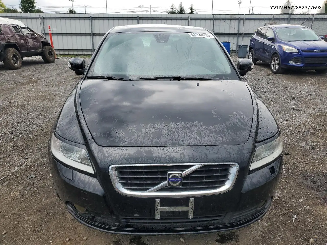 2008 Volvo S40 T5 VIN: YV1MH672882377593 Lot: 63034635