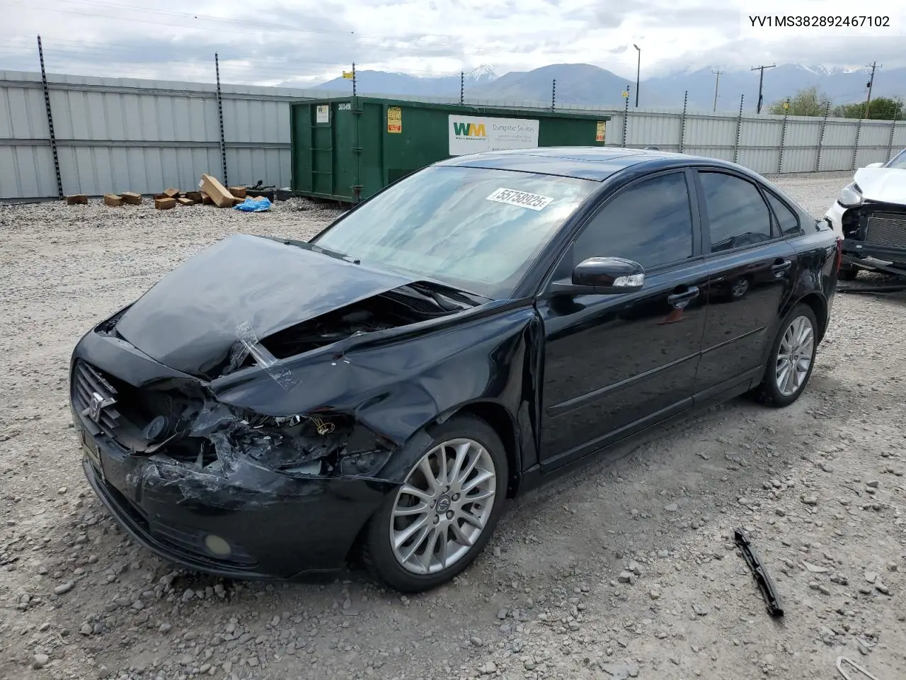 2009 Volvo S40 2.4I VIN: YV1MS382892467102 Lot: 55758925