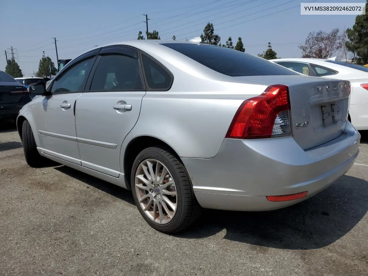 2009 Volvo S40 2.4I VIN: YV1MS382092462072 Lot: 60353765