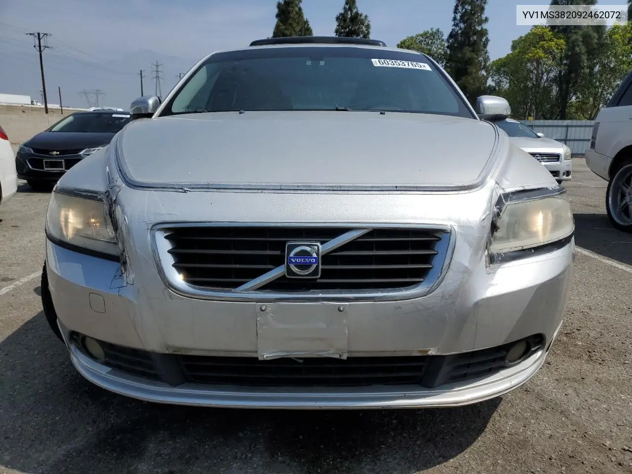 2009 Volvo S40 2.4I VIN: YV1MS382092462072 Lot: 60353765