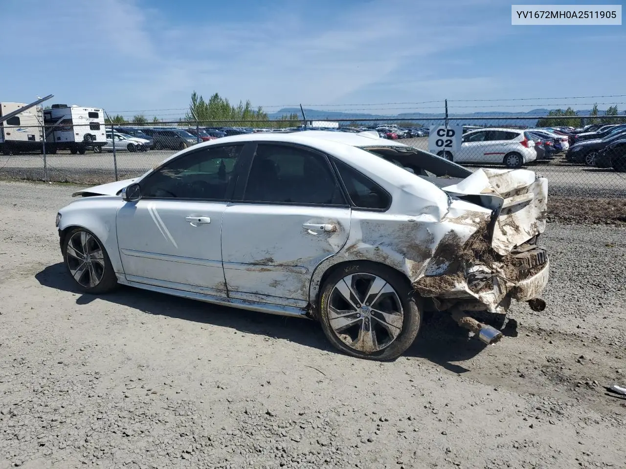 2010 Volvo S40 T5 VIN: YV1672MH0A2511905 Lot: 53153105