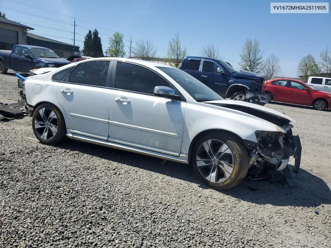 2010 Volvo S40 T5 VIN: YV1672MH0A2511905 Lot: 53153105