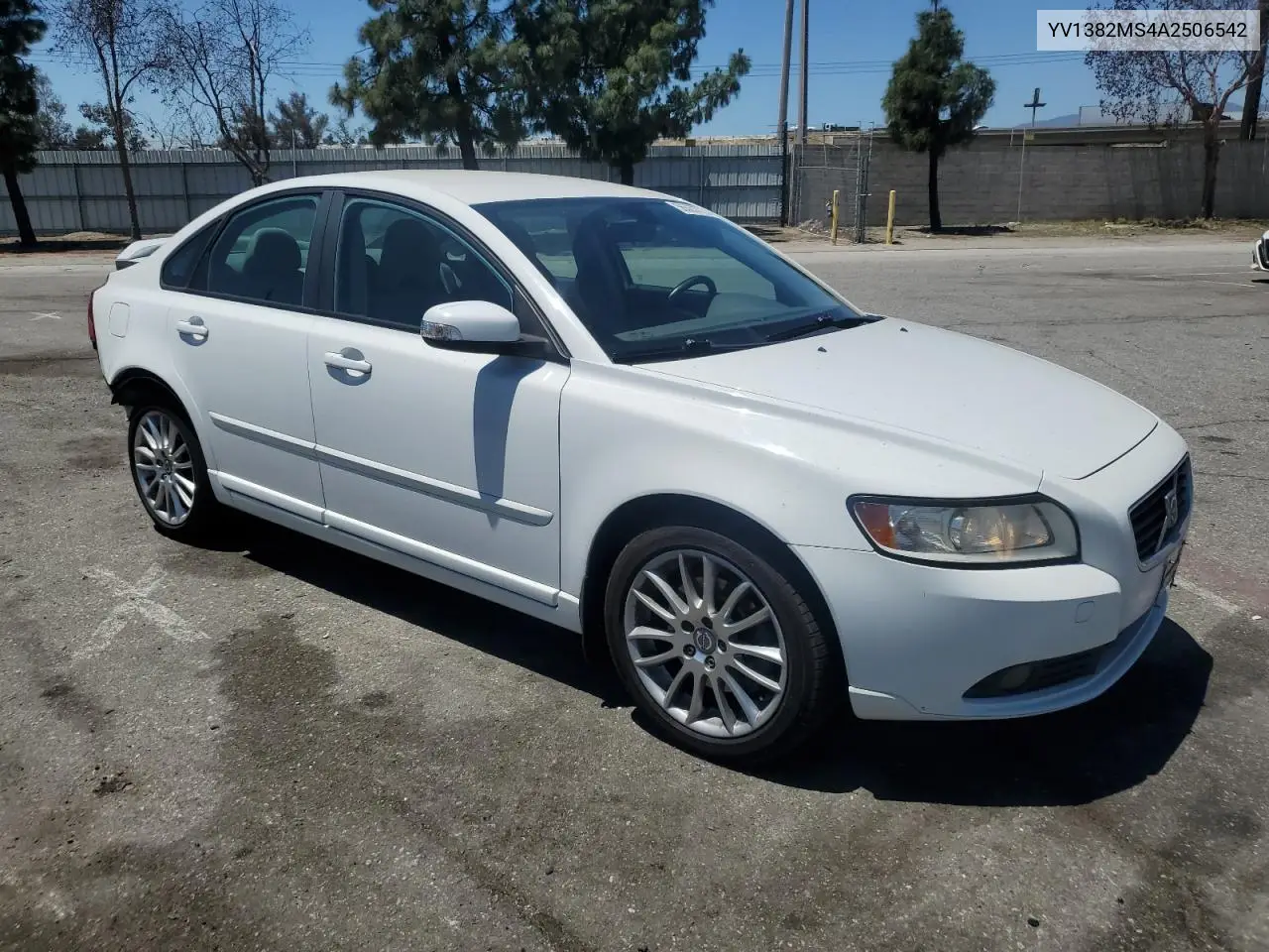 2010 Volvo S40 2.4I VIN: YV1382MS4A2506542 Lot: 56563775