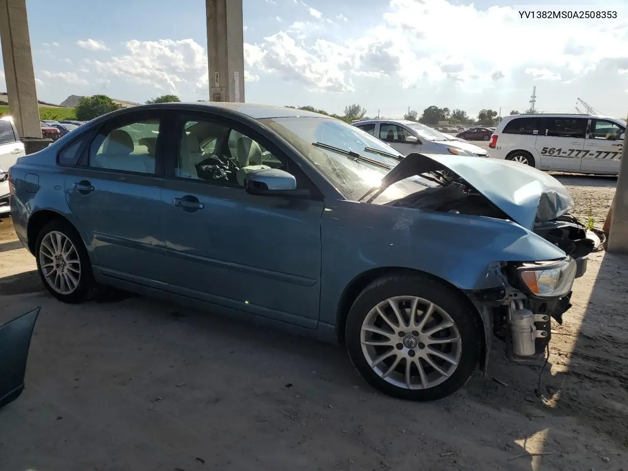 2010 Volvo S40 2.4I VIN: YV1382MS0A2508353 Lot: 56834415