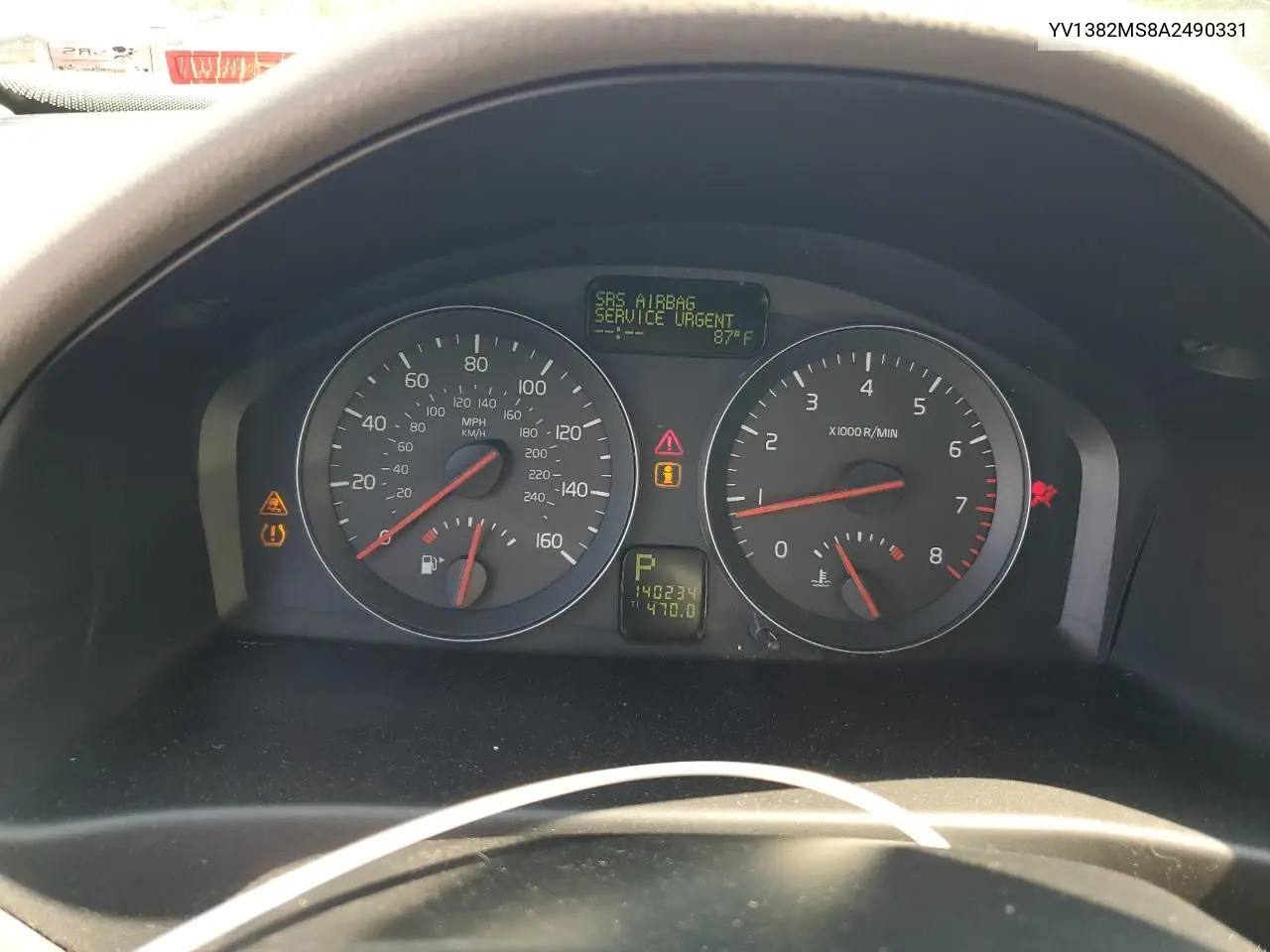 2010 Volvo S40 2.4I VIN: YV1382MS8A2490331 Lot: 60270855