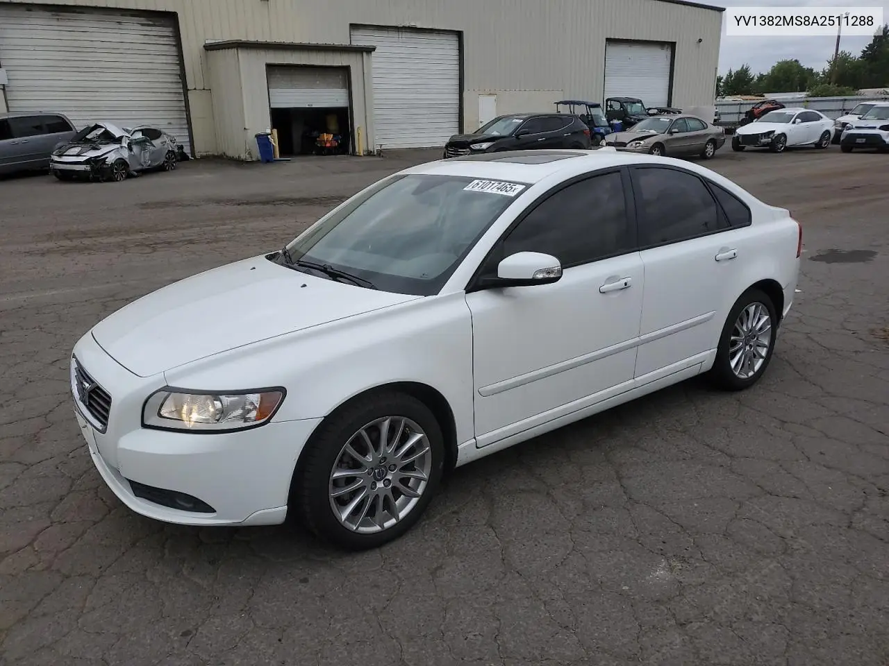 2010 Volvo S40 2.4I VIN: YV1382MS8A2511288 Lot: 61017465