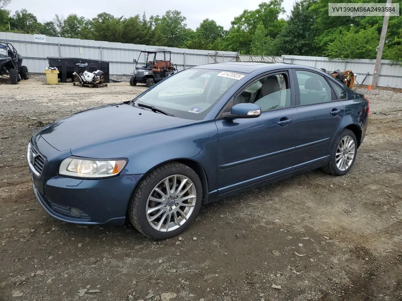 2010 Volvo S40 2.4I VIN: YV1390MS6A2493584 Lot: 61420925