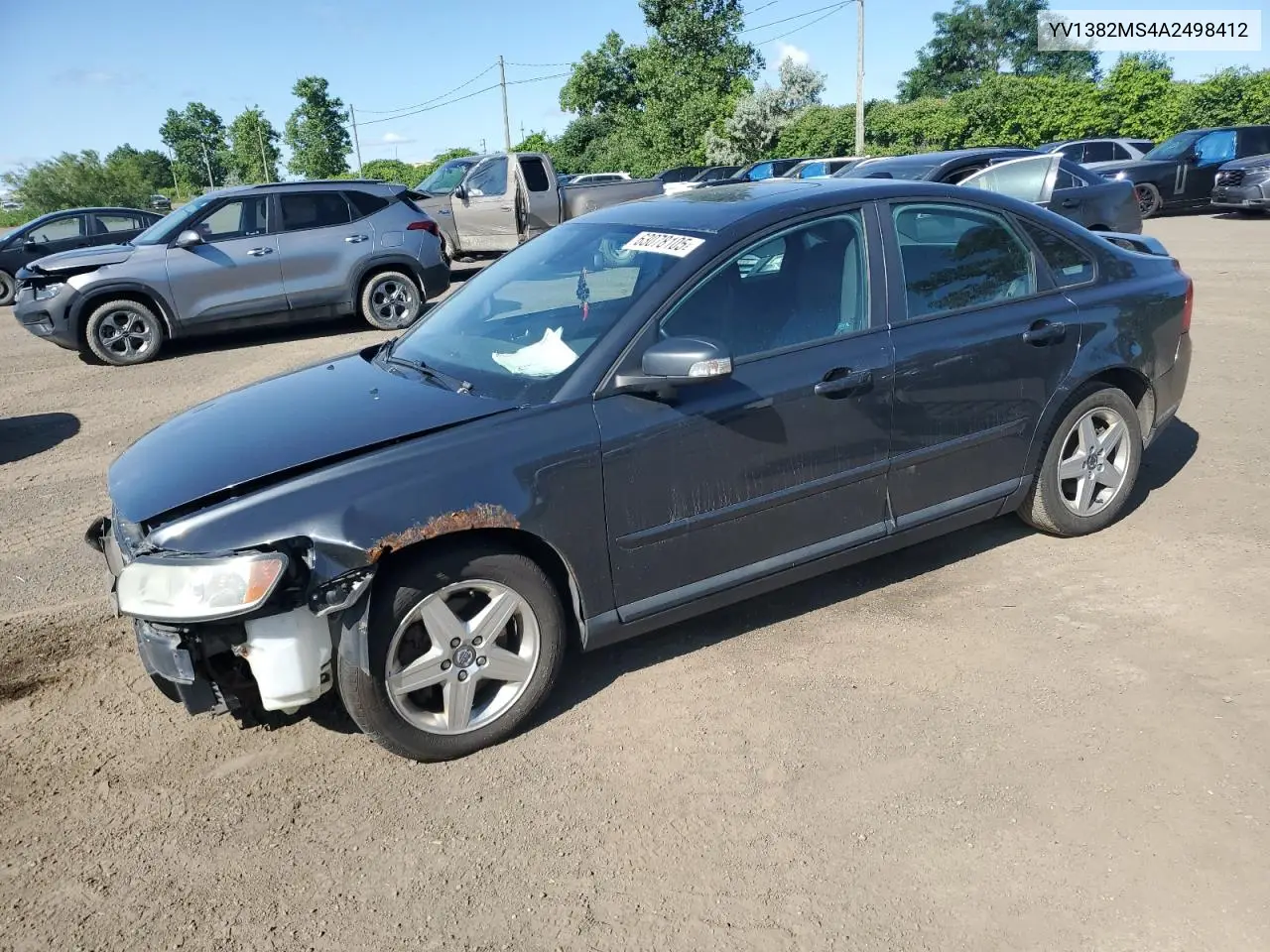 2010 Volvo S40 2.4I VIN: YV1382MS4A2498412 Lot: 63078105