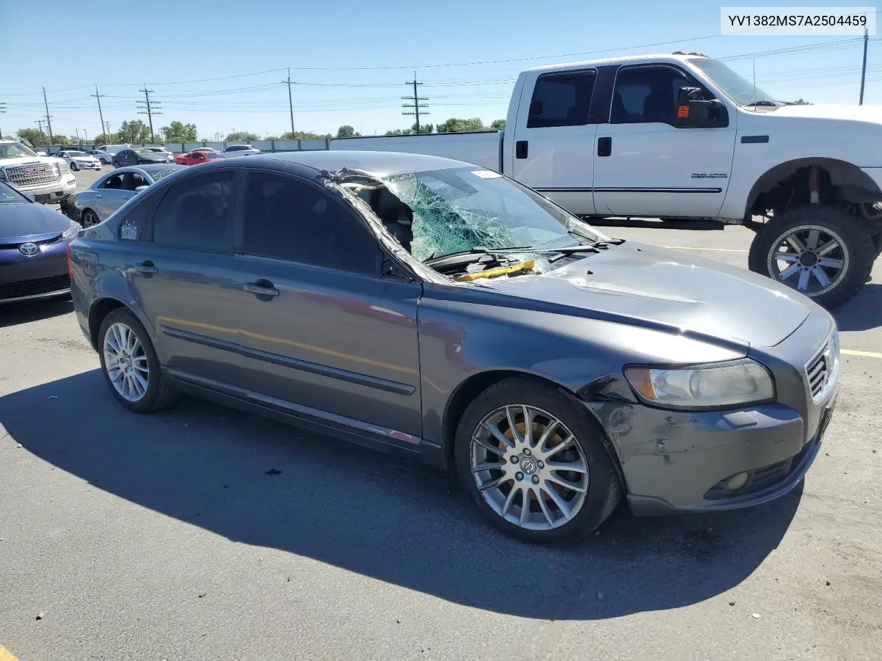 2010 Volvo S40 2.4I VIN: YV1382MS7A2504459 Lot: 64296745