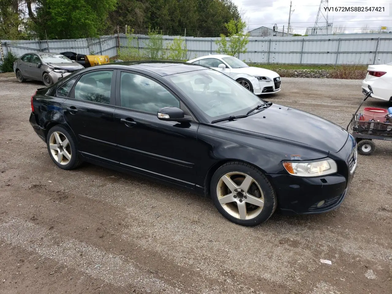 2011 Volvo S40 T5 VIN: YV1672MS8B2547421 Lot: 55911305