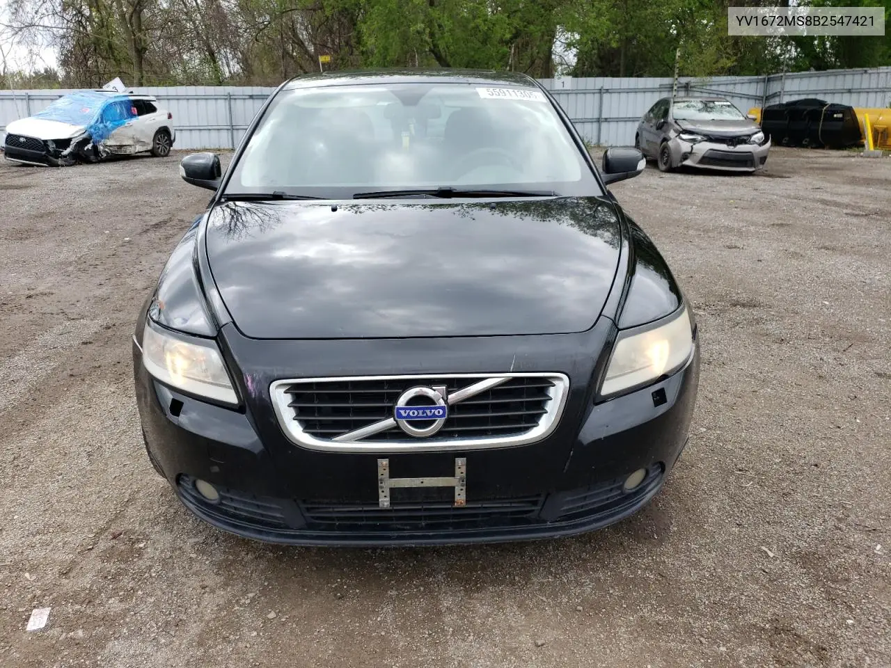 2011 Volvo S40 T5 VIN: YV1672MS8B2547421 Lot: 55911305