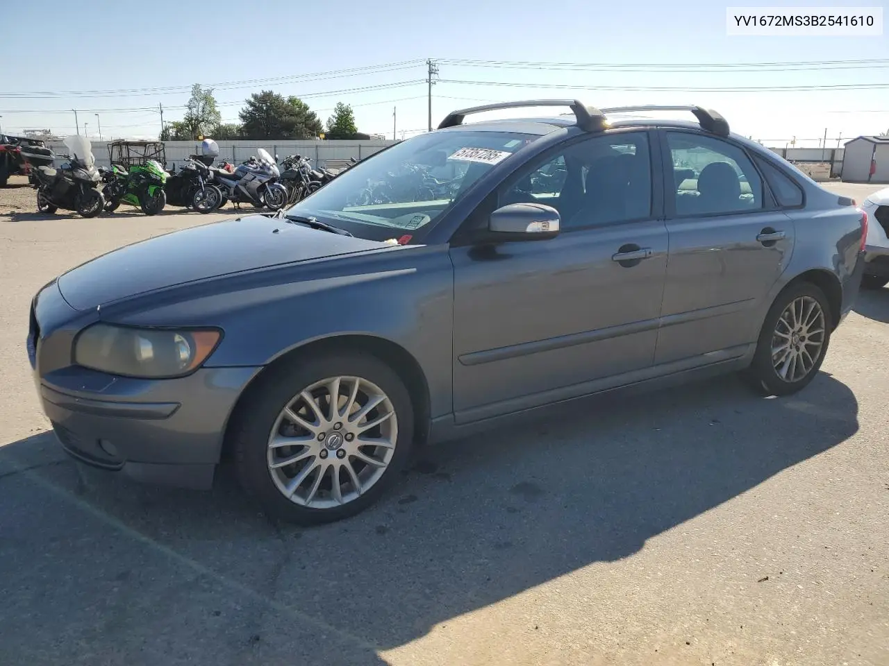 2011 Volvo S40 T5 VIN: YV1672MS3B2541610 Lot: 57357285