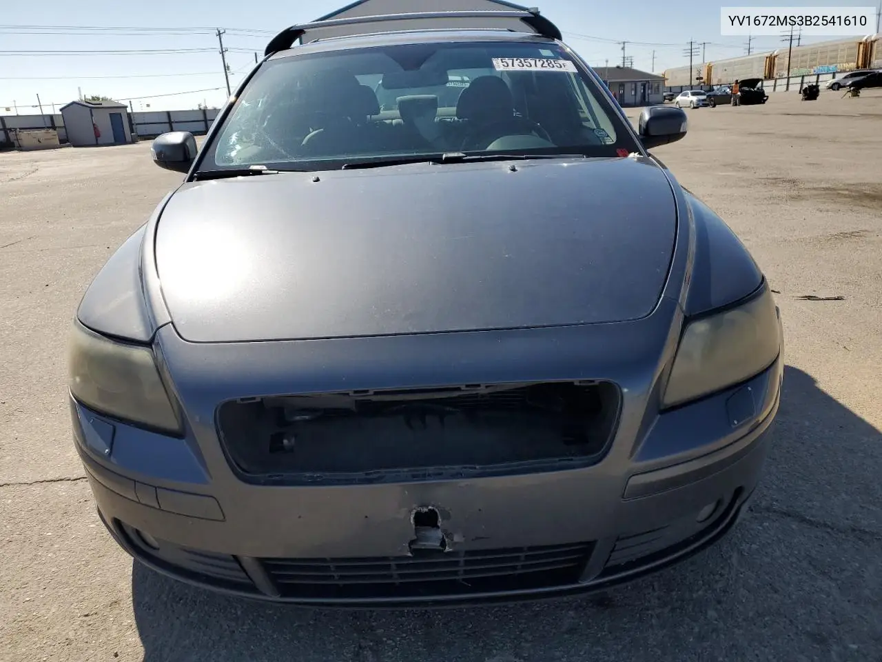 2011 Volvo S40 T5 VIN: YV1672MS3B2541610 Lot: 57357285