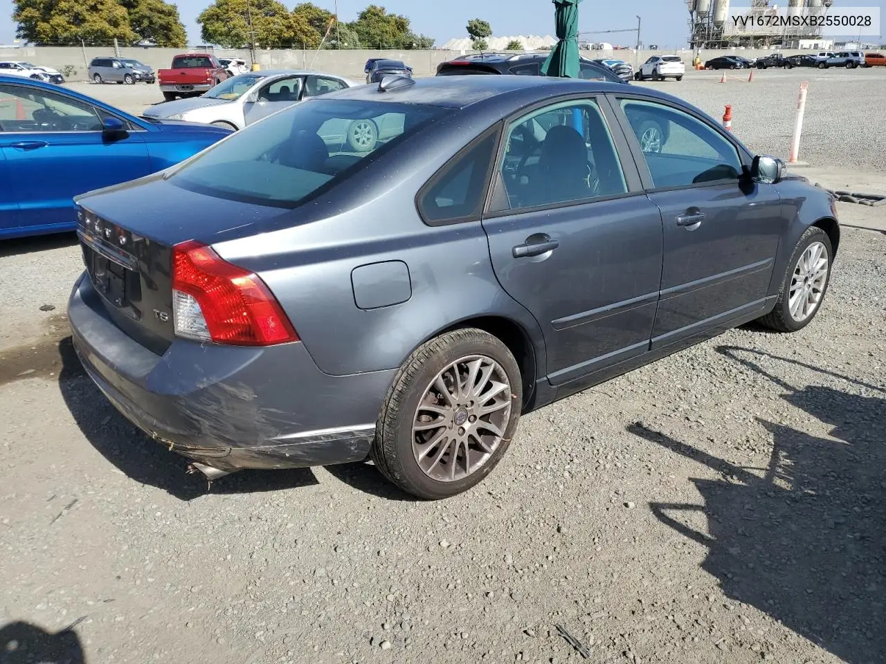 2011 Volvo S40 T5 VIN: YV1672MSXB2550028 Lot: 61965375
