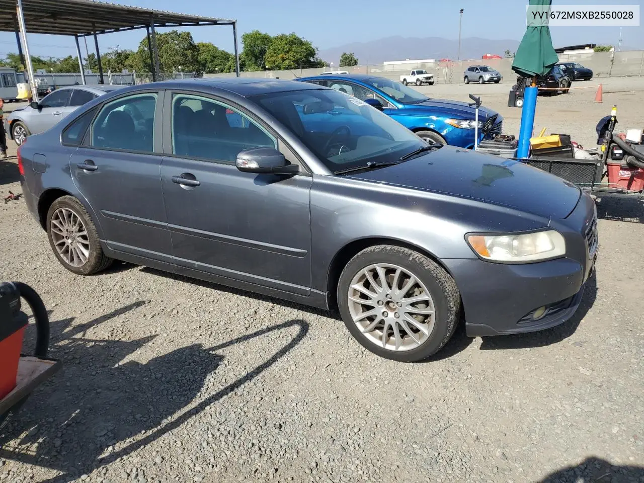 2011 Volvo S40 T5 VIN: YV1672MSXB2550028 Lot: 61965375