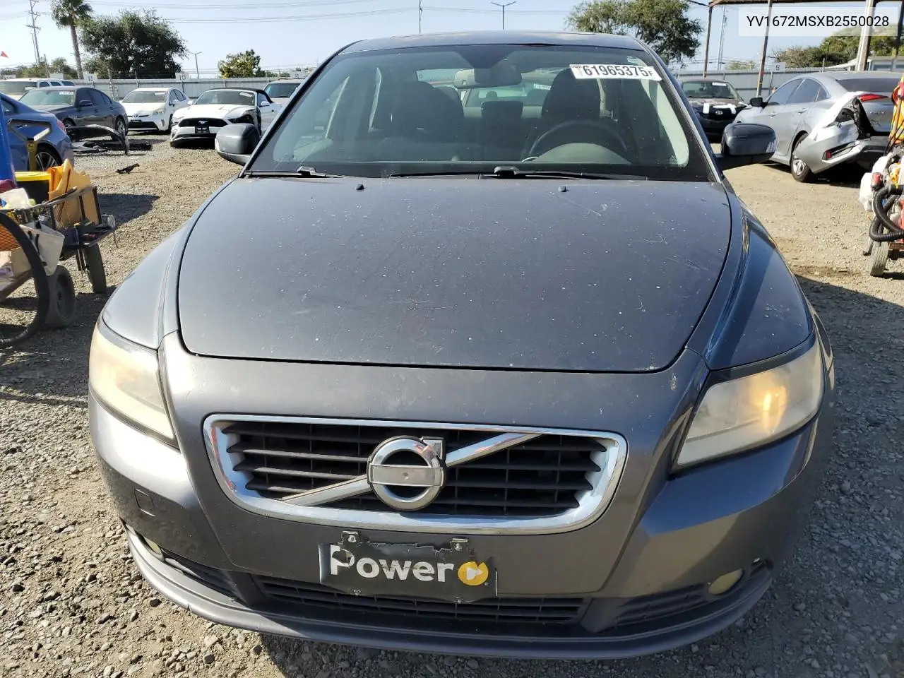 2011 Volvo S40 T5 VIN: YV1672MSXB2550028 Lot: 61965375