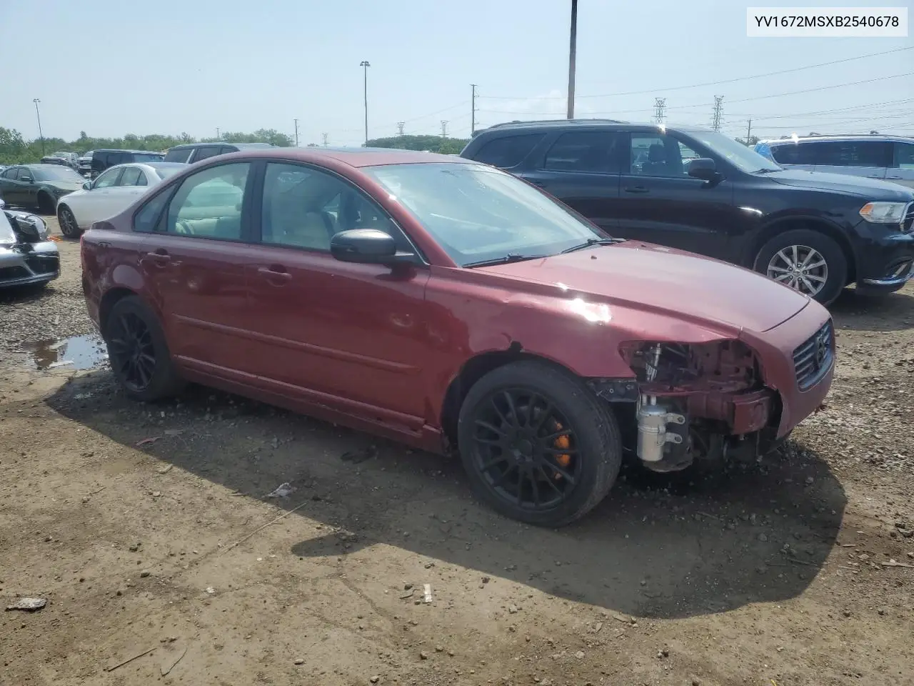 2011 Volvo S40 T5 VIN: YV1672MSXB2540678 Lot: 62291565